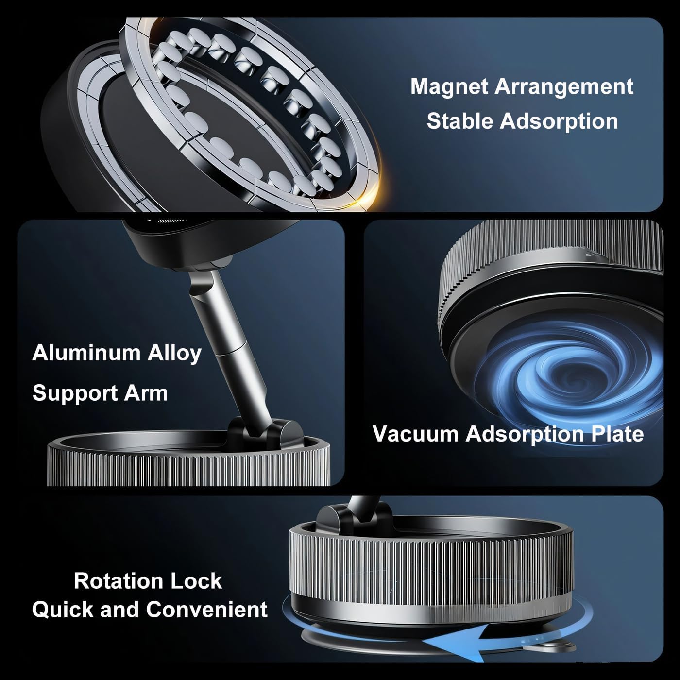 MagLock™ – Vacuum Suction Phone Bracket
