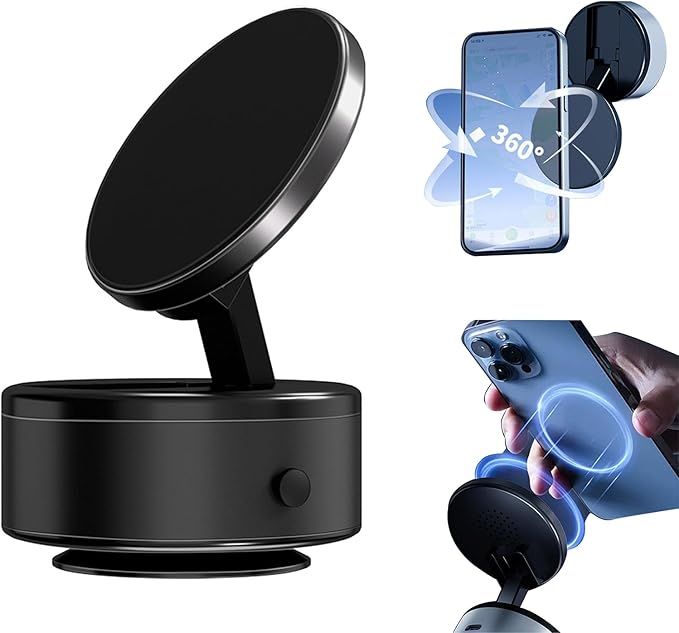 MagMount Pro™ – Magnetic Suction Car Phone Holder